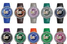 Mineral Dial Timepiece Designs