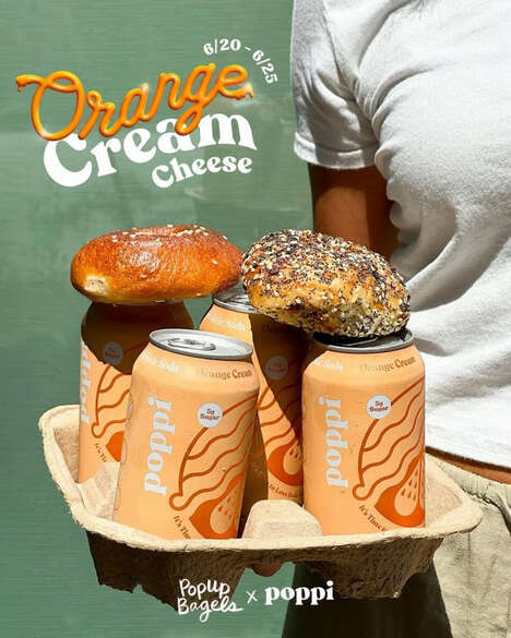 Creamsicle-Flavored Cream Cheeses