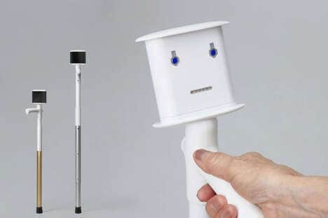 Automated Adjustment Walking Sticks