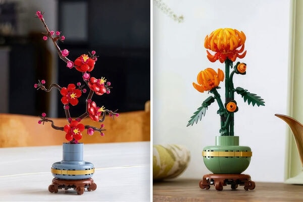 Vibrant Flower Puzzle Sets