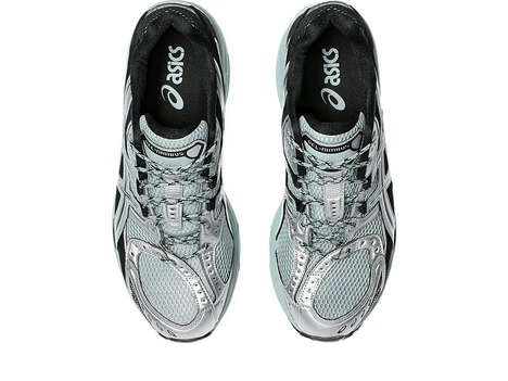 Metallic Tinged Technical Sneakers