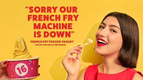 French Fry Frozen Yogurts