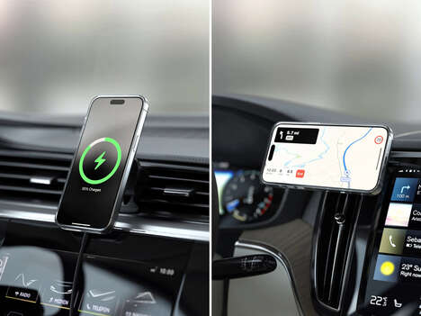 Wireless Phone-Charging Mounts