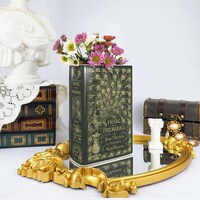 Detailed Ceramic Book Vases Image 3