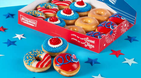 Independence Day Donut Lineups