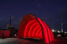 Eucalyptus Wood Curved Pavilions