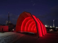 Eucalyptus Wood Curved Pavilions Image 1