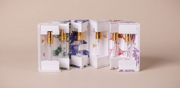 Honeybee-Themed Fragrance Packaging