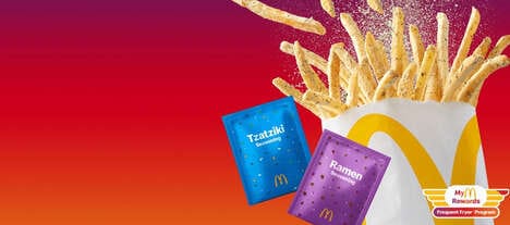 Ramen-Seasoning Fry Toppers