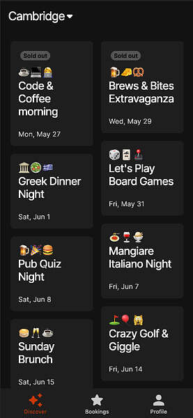 Community-Oriented Meetup Apps