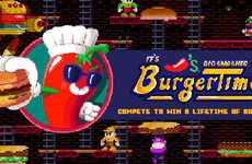 Retro Burger Video Games