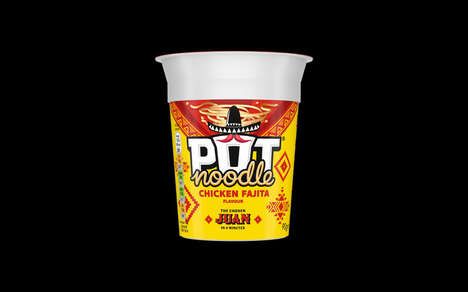 Mexican Cuisine Instant Noodles : Pot Noodle Chicken Fajita