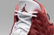 Crimson Tonal Retro Sneakers