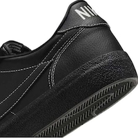 Stealthy Monochromatic Court Sneakers Image 1