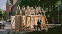 A-Frame Timber Wooden Pavilions Image 2