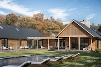 Cedar-Clad L-Shaped Beach Homes Image 1