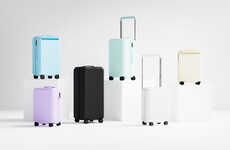 Sustainable Pastel Luggage Capsules