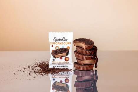 Frosting-Filled Chocolate Cups