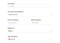 Wedding Speech Generators Image 1
