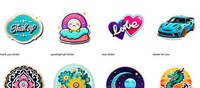 Personalized AI Stickers Image 1