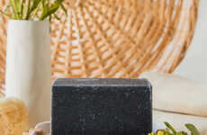 Charcoal-Infused Soap Bars