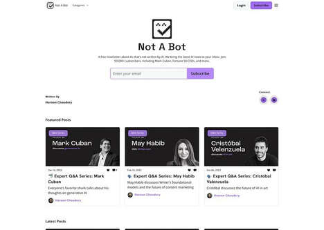 Human-Penned AI Newsletters