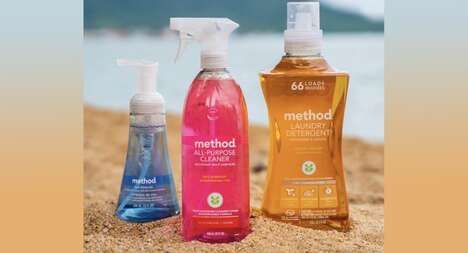 Eco-Conscious Cleaning Product Packaging