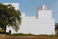 Angular Concrete Monastery Extensions Image 2