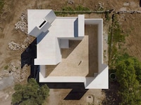 Angular Concrete Monastery Extensions Image 3
