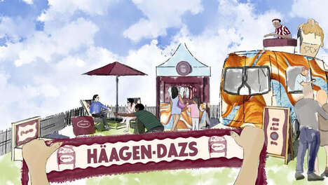 Sporty Ice Cream-Themed Activations