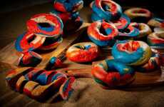 Patriotic Multi-Colored Bagels