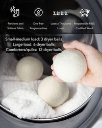 Sustainable Wool Dryer Balls Image 2