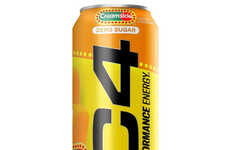 Nostalgic Orange Energy Drinks