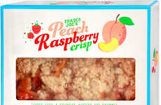 Buttery Peach Raspberry Crisps