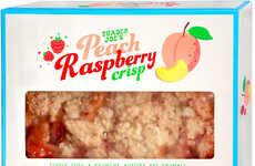Buttery Peach Raspberry Crisps