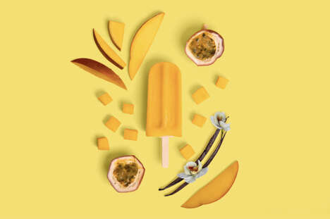 Tropical Frozen Dessert Pops