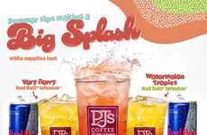 Energy Drink-Infused Cafe Drinks