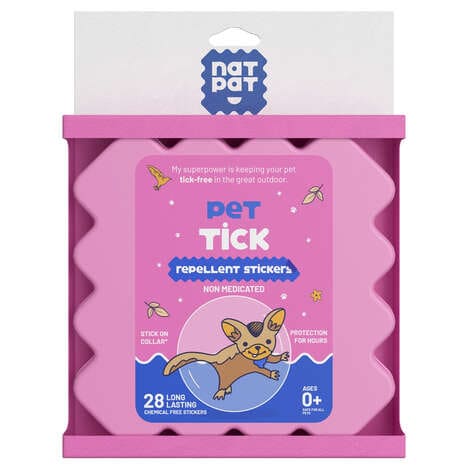 Pet Tick Repelling Stickers