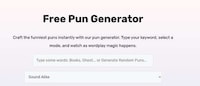 Sophisticated Pun Generators Image 1