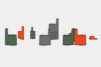Fan-Shaped Stackable Stool Concepts Image 2