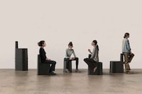 Fan-Shaped Stackable Stool Concepts Image 3