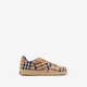 Luxe Leather-Lined Plaid Sneakers Image 2