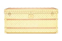 Opulent Brass Travel Trunks