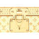 Opulent Brass Travel Trunks Image 3