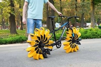Slipper Wheel-Less Bicycles