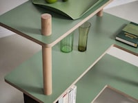 L-Shaped Stacked Shelving Image 1