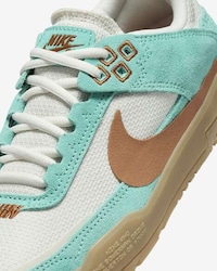 Aqua-Tonal Textural Skate Sneakers Image 1