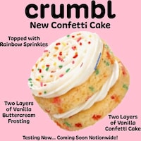 Two-Layered Funfetti Cakes Image 1