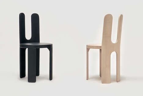 Curved Minimal Chair Exhibitions