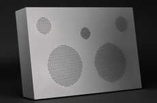 Metallic Purist Design Speakers